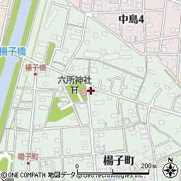 静岡県浜松市中央区楊子町281周辺の地図