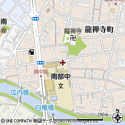 静岡県浜松市中央区龍禅寺町707周辺の地図