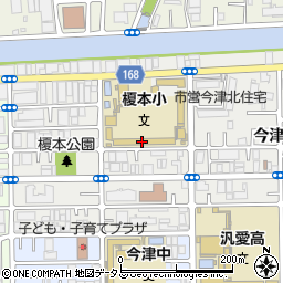 大阪市立榎本小学校周辺の地図
