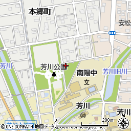 静岡県浜松市中央区本郷町3093周辺の地図