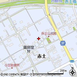 静岡県菊川市赤土778周辺の地図