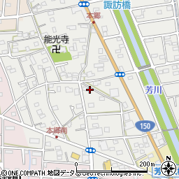 静岡県浜松市中央区本郷町510周辺の地図
