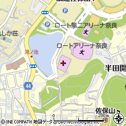ロート奈良武道場周辺の地図