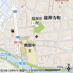 静岡県浜松市中央区龍禅寺町439周辺の地図