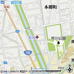 静岡県浜松市中央区本郷町3020周辺の地図