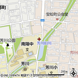 静岡県浜松市中央区芳川町68周辺の地図