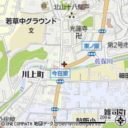 奈良県奈良市今在家町22周辺の地図