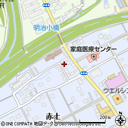 静岡県菊川市赤土1512周辺の地図