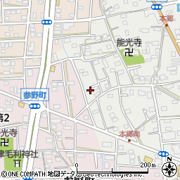 静岡県浜松市中央区本郷町262周辺の地図