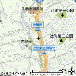 ダイミツ東生駒ビル周辺の地図