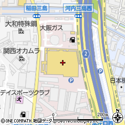 エディオン　中環東大阪店周辺の地図