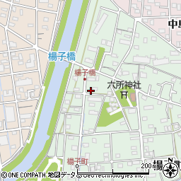 静岡県浜松市中央区楊子町448周辺の地図