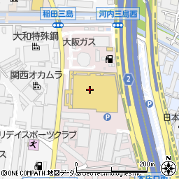 ペッツワン　東大阪店周辺の地図