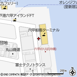 兵庫県神戸市東灘区向洋町東3丁目3周辺の地図