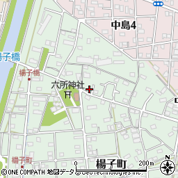 静岡県浜松市中央区楊子町1049周辺の地図