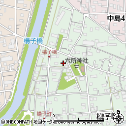 静岡県浜松市中央区楊子町451周辺の地図