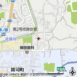 奈良県奈良市川上町14周辺の地図