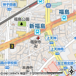 三代目 脇彦商店 新福島本店周辺の地図