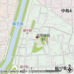 静岡県浜松市中央区楊子町452周辺の地図