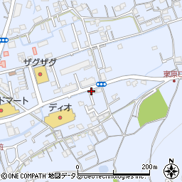 津波井周辺の地図