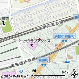 静岡県浜松市中央区森田町274周辺の地図