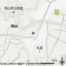 愛知県豊橋市西山町周辺の地図