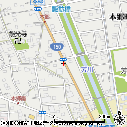 静岡県浜松市中央区本郷町457周辺の地図