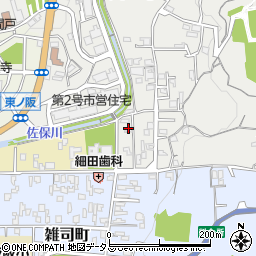 奈良県奈良市川上町8周辺の地図