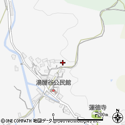 三重県伊賀市湯屋谷周辺の地図