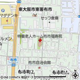 布市福寿苑デイサービスセンター周辺の地図