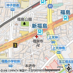 アルファ警備株式会社　大阪オフィス周辺の地図