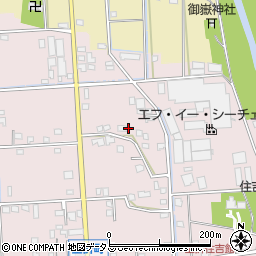 静岡県浜松市中央区金折町601周辺の地図