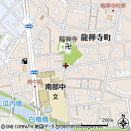 静岡県浜松市中央区龍禅寺町438周辺の地図