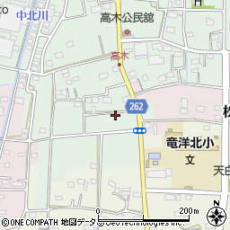 静岡県磐田市高木62周辺の地図