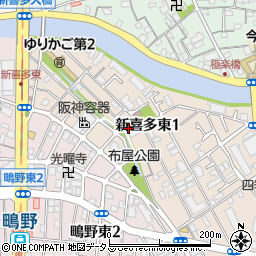 家庭教師・個別指導サービス　大阪市・城東区・受付ダイヤル周辺の地図