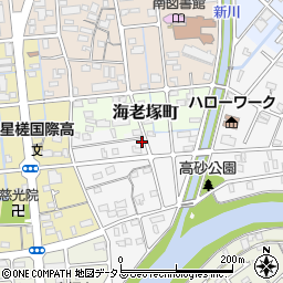 静岡県浜松市中央区浅田町166周辺の地図