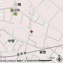愛知県豊橋市老津町三嶋53周辺の地図