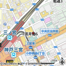 南国亭　三宮ＯＰＡ２店周辺の地図