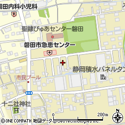 静岡県磐田市上大之郷61周辺の地図