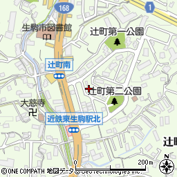 東生駒北ガーデンハイツ１８周辺の地図