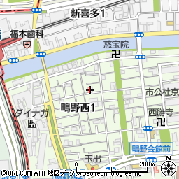 マノワール京橋周辺の地図