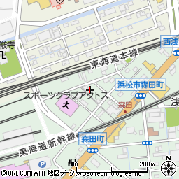 静岡県浜松市中央区森田町272周辺の地図