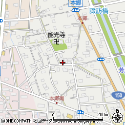 静岡県浜松市中央区本郷町130周辺の地図