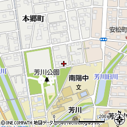 静岡県浜松市中央区本郷町3108周辺の地図