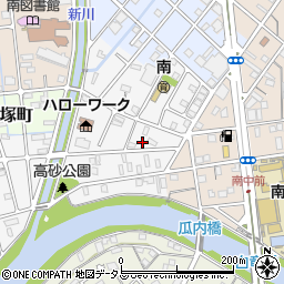 静岡県浜松市中央区浅田町64周辺の地図