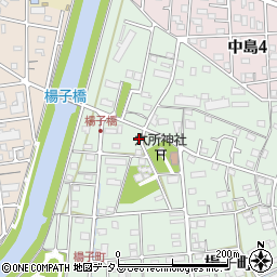 静岡県浜松市中央区楊子町441周辺の地図