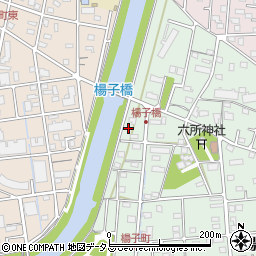 静岡県浜松市中央区楊子町605周辺の地図