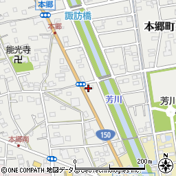 静岡県浜松市中央区本郷町600周辺の地図