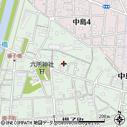 静岡県浜松市中央区楊子町1051周辺の地図
