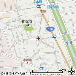 静岡県浜松市中央区本郷町796周辺の地図